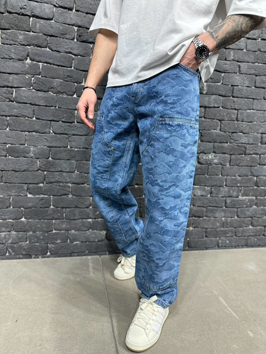 JEANS BAGGY BLUE B9254