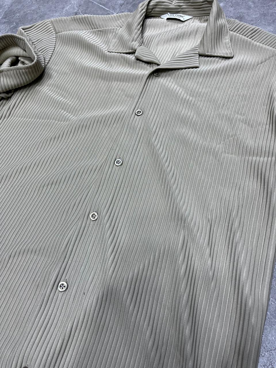 CHEMISE PLUS POCH BEIGE