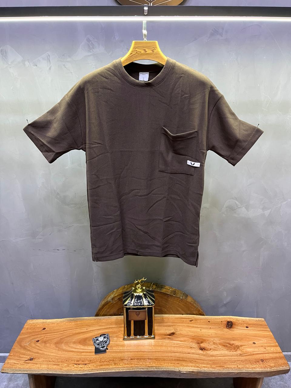 T-SHIRT OVERSIZE BROWN TST 919