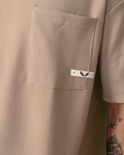 T-SHIRT OVERSIZE BEIGE TST 919