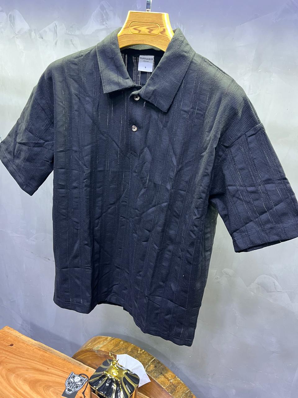 CHEMISE MARRAKECH BLACK TST 2178