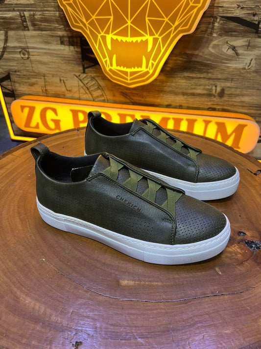 CHEKICH SNEAKERS VERT CH011