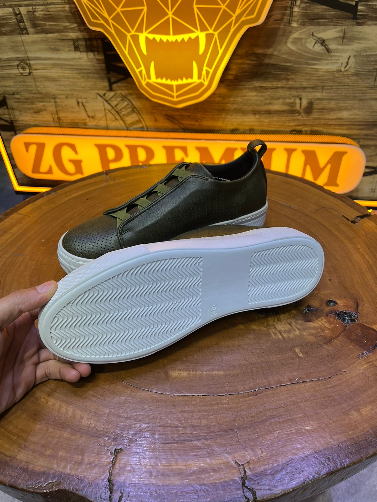 CHEKICH SNEAKERS VERT CH011