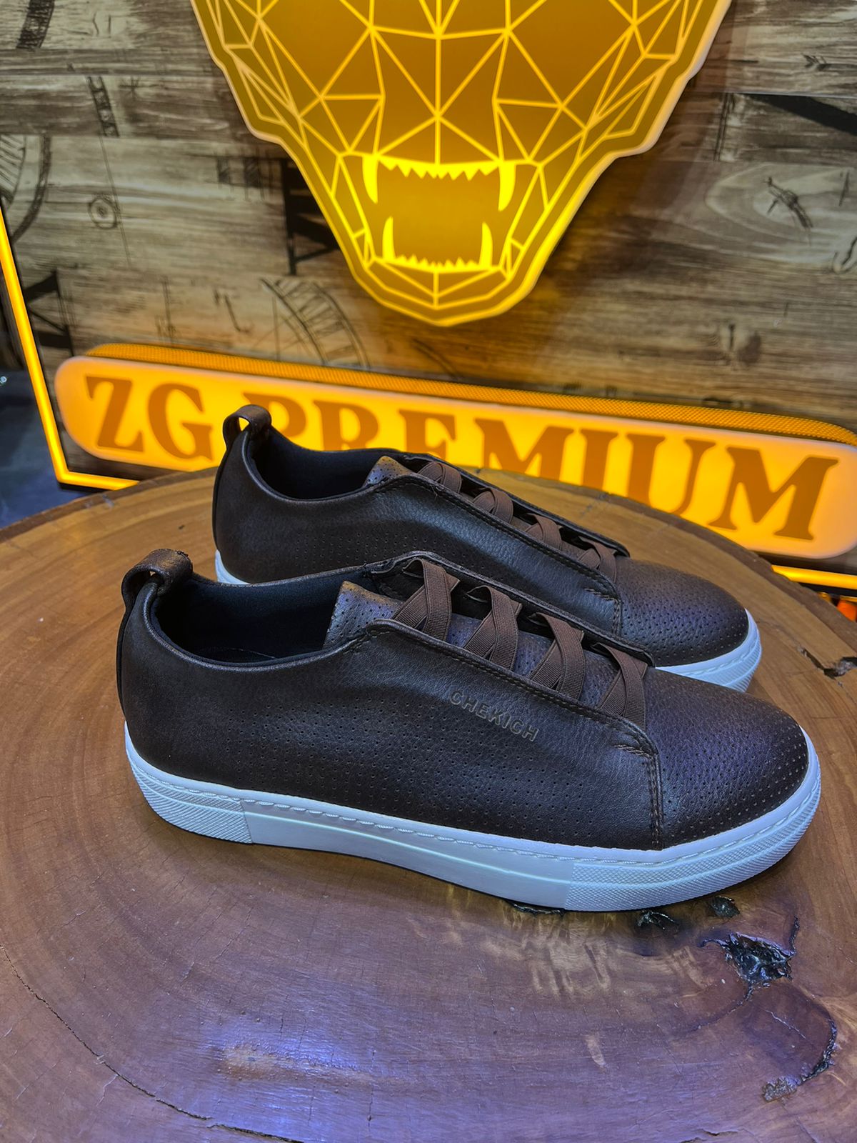 CHEKICH SNEAKERS BROWN CH011