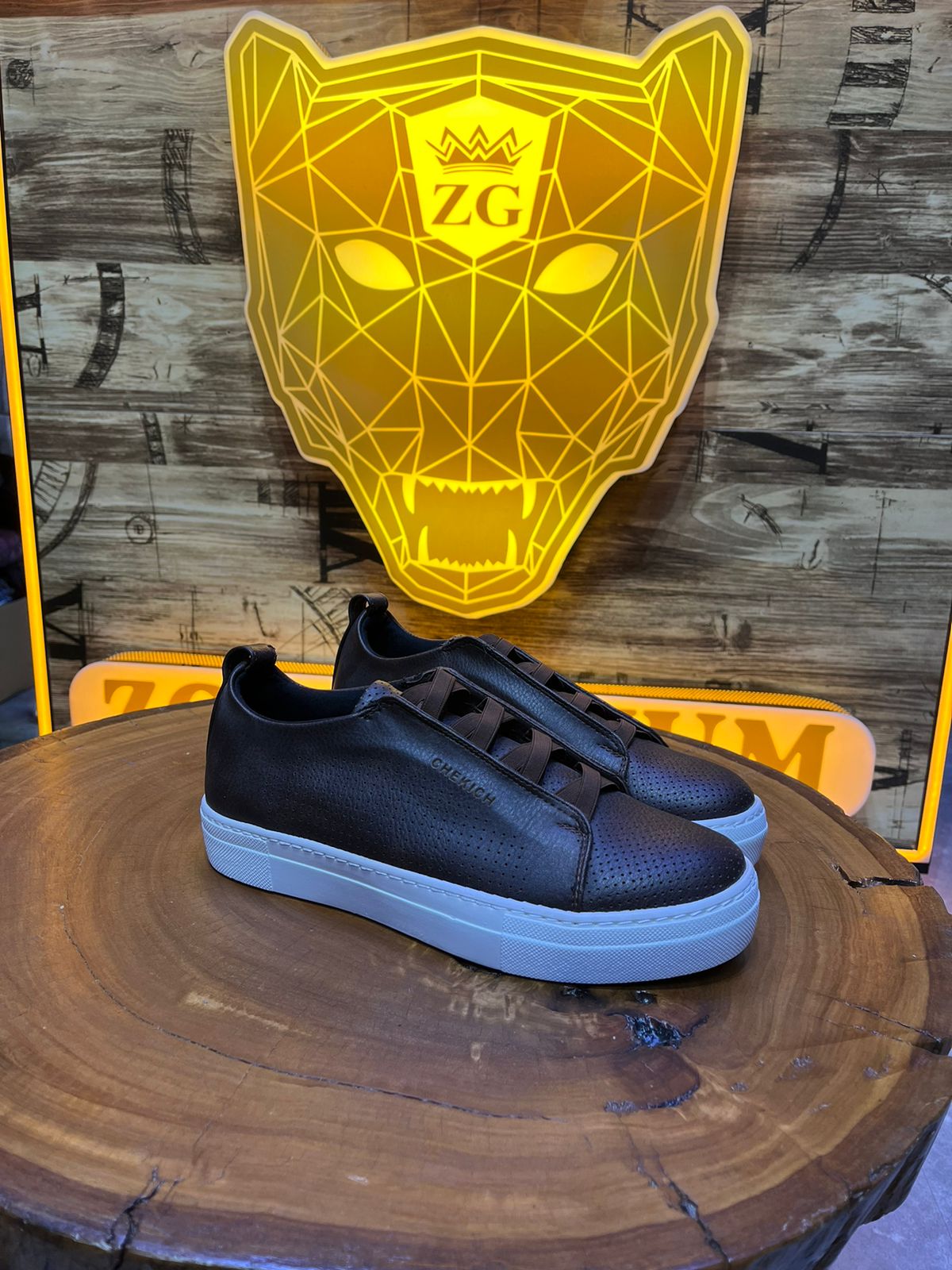 CHEKICH SNEAKERS BROWN CH011