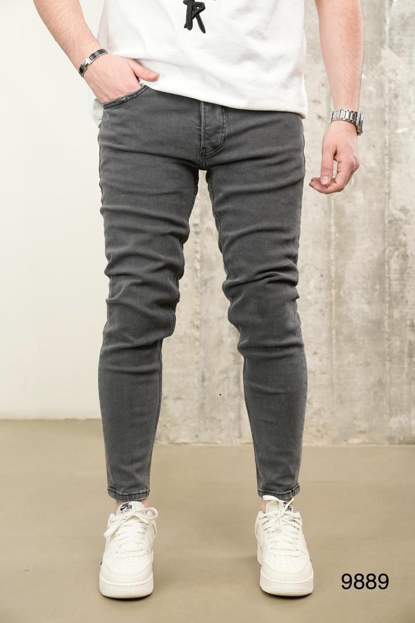 JEANS SLIM GREY B9889