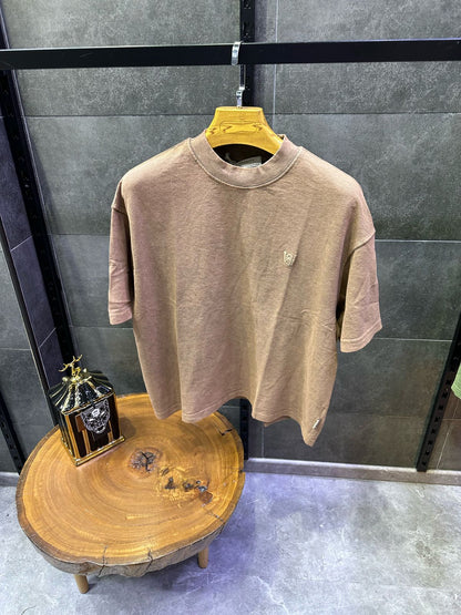 T-SHIRT OVERSIZE SAW BROWN 4803