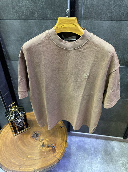 T-SHIRT OVERSIZE SAW BROWN 4803