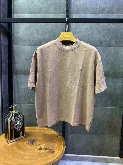 T-SHIRT OVERSIZE SAW BROWN 4803