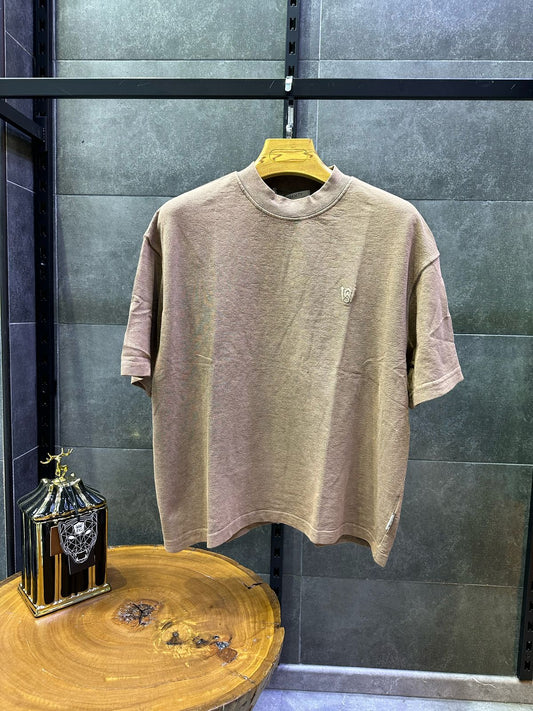 T-SHIRT OVERSIZE SAW BROWN 4803