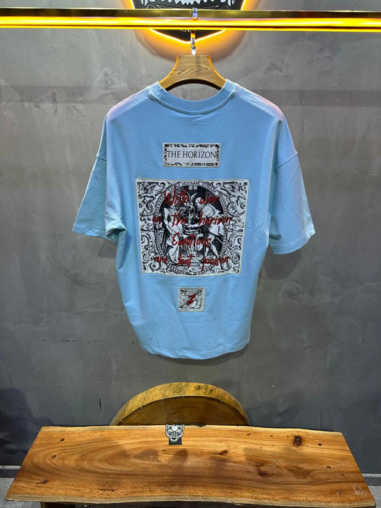 T SHIRT OVERSIZE RESPIRE BLUE 4206