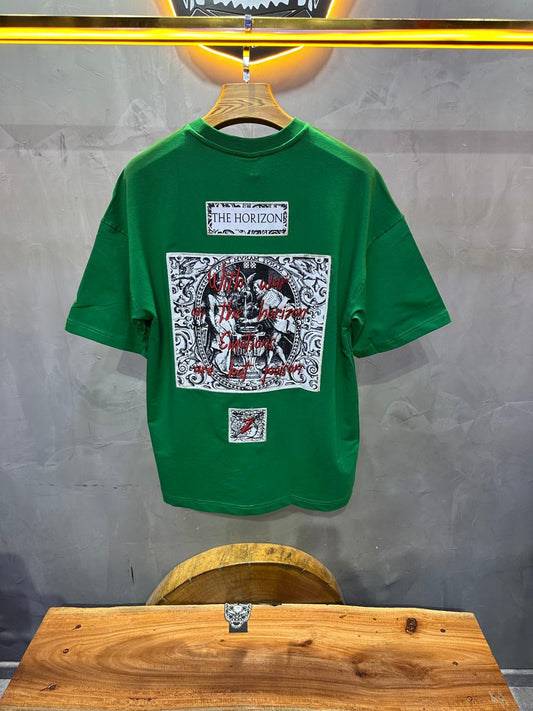 T SHIRT OVERSIZE RESPIRE GREEN 4206