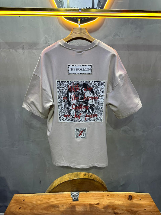 T SHIRT OVERSIZE RESPIRE BEIGE 4206