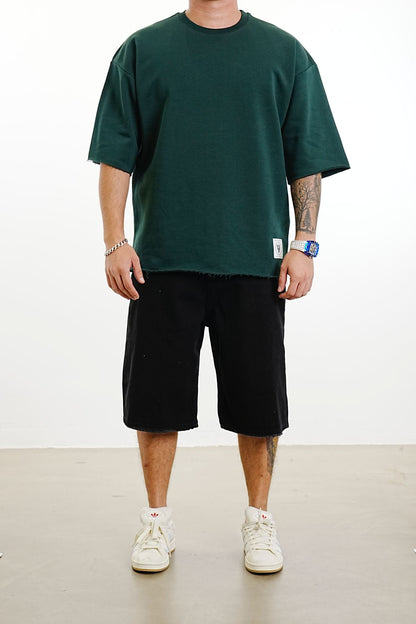 T-SHIRT OVERSIZE DARK GREEN 23