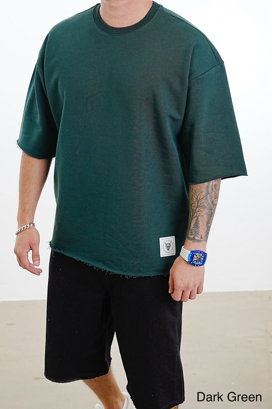 T-SHIRT OVERSIZE DARK GREEN 23
