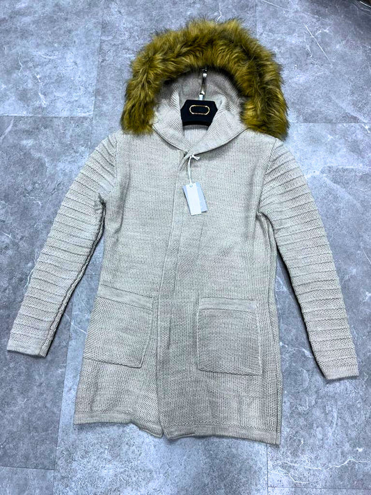 trico avec fourire beige T3854