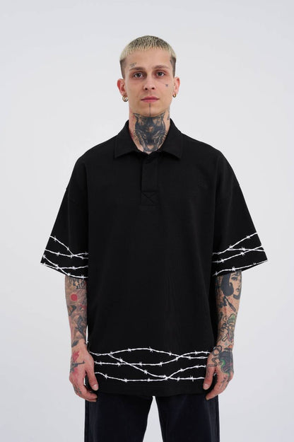 POLO OVERSIZE MACHINIST BLACK M2102
