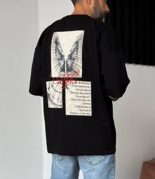 T SHIRT OVERSIZE RESPIRE BLACK 4211
