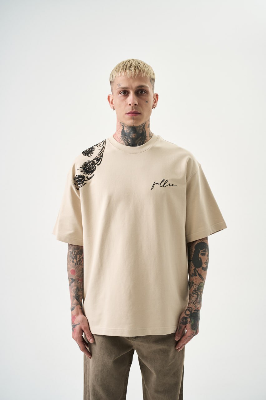 T SHIRT OVERSIZE RESPIRE BEIGE 5138