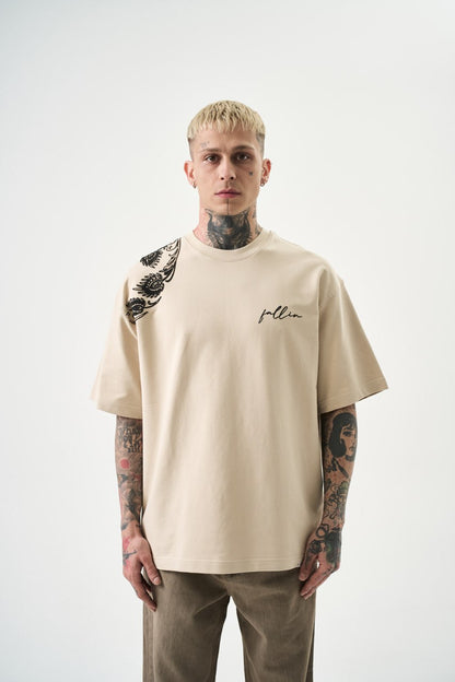 T SHIRT OVERSIZE RESPIRE BEIGE 5138