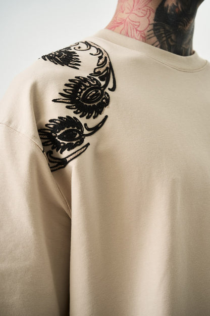 T SHIRT OVERSIZE RESPIRE BEIGE 5138