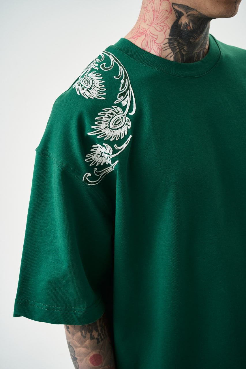 T SHIRT OVERSIZE RESPIRE GREEN 5138