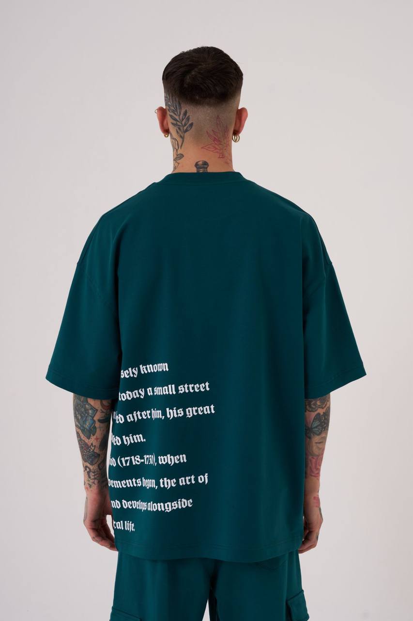 T-SHIRT OVERSIZE MACHINIST GREEN M2059