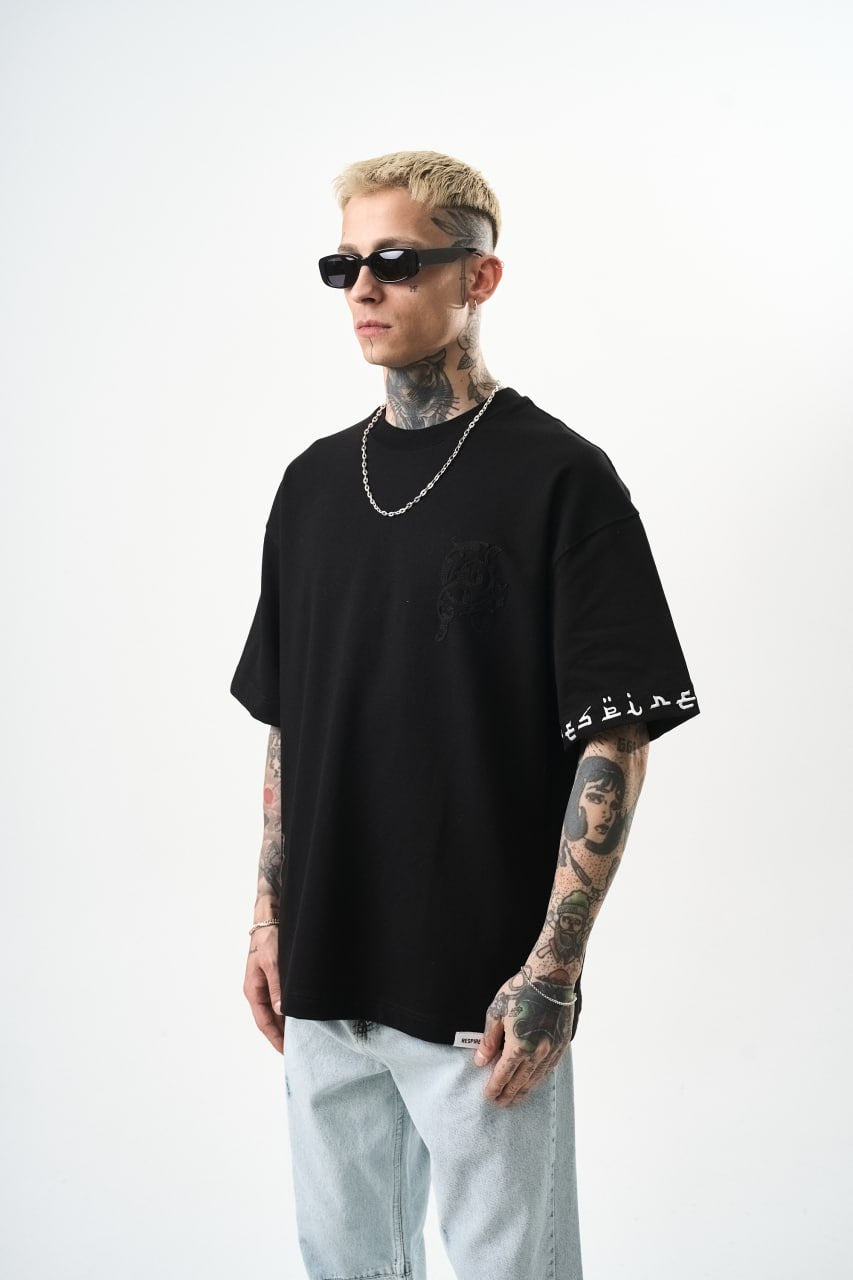 T SHIRT OVERSIZE RESPIRE BLACK 5124