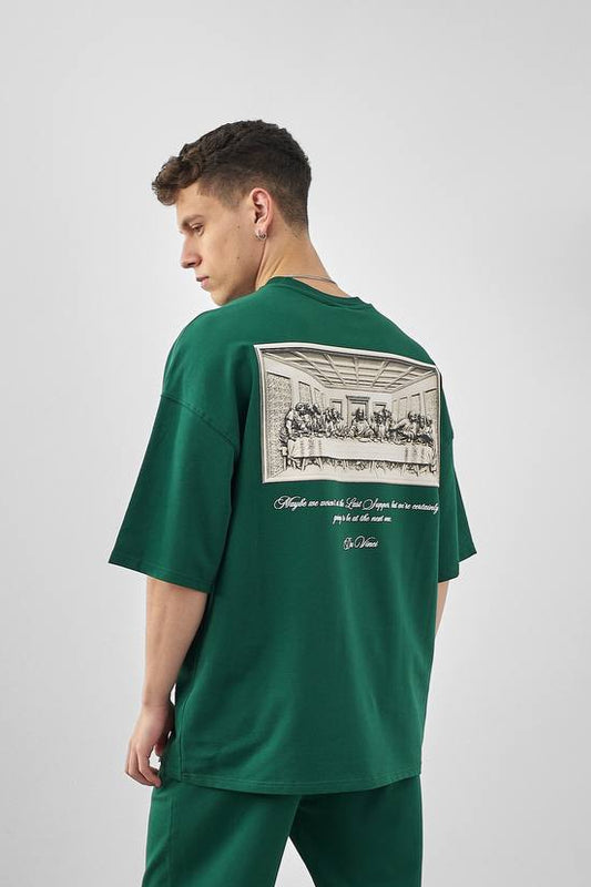 T SHIRT OVERSIZE RESPIRE GREEN 5129
