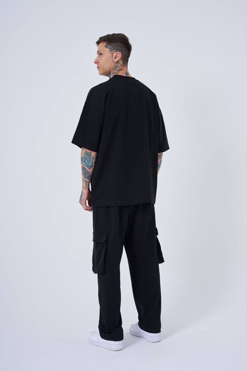 T-SHIRT OVERSIZE MACHINIST BLACK M1988