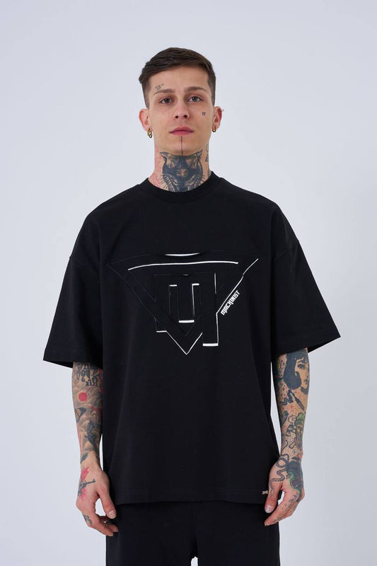 T-SHIRT OVERSIZE MACHINIST BLACK M1988