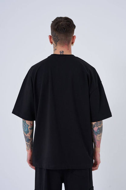 T-SHIRT OVERSIZE MACHINIST BLACK M1988