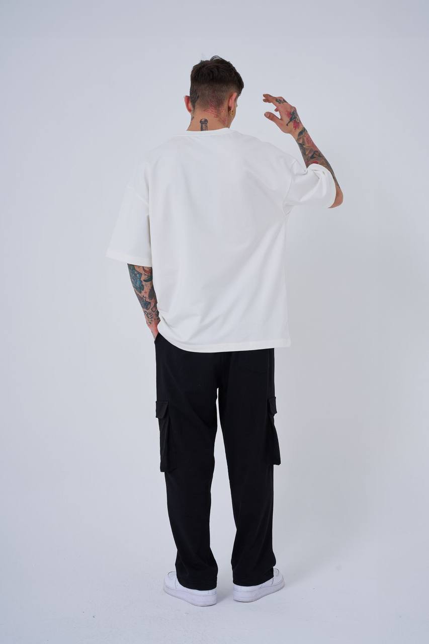 T-SHIRT OVERSIZE MACHINIST ECRU M1988