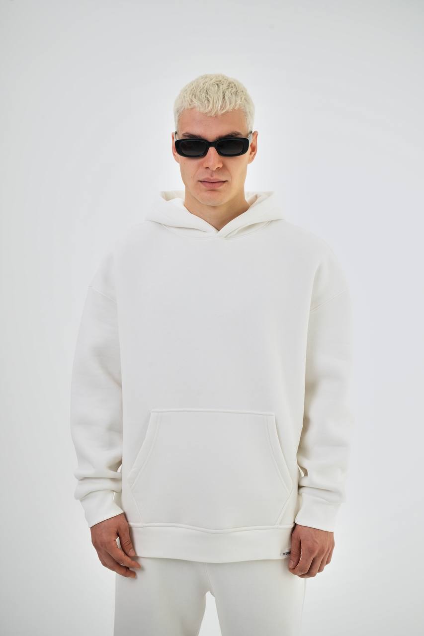 HOODIE OVERSIZE WHITE 4016