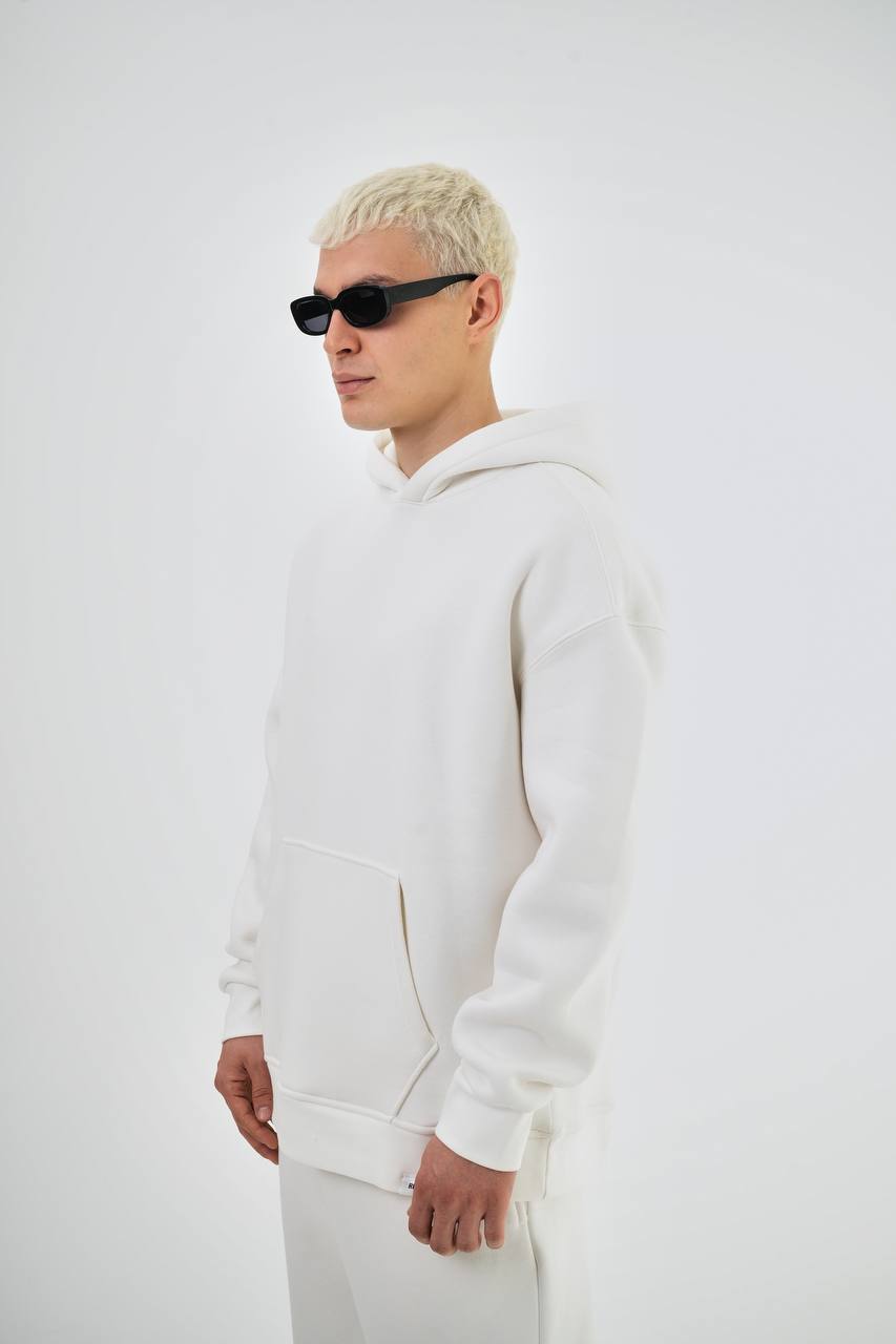 HOODIE OVERSIZE WHITE 4016