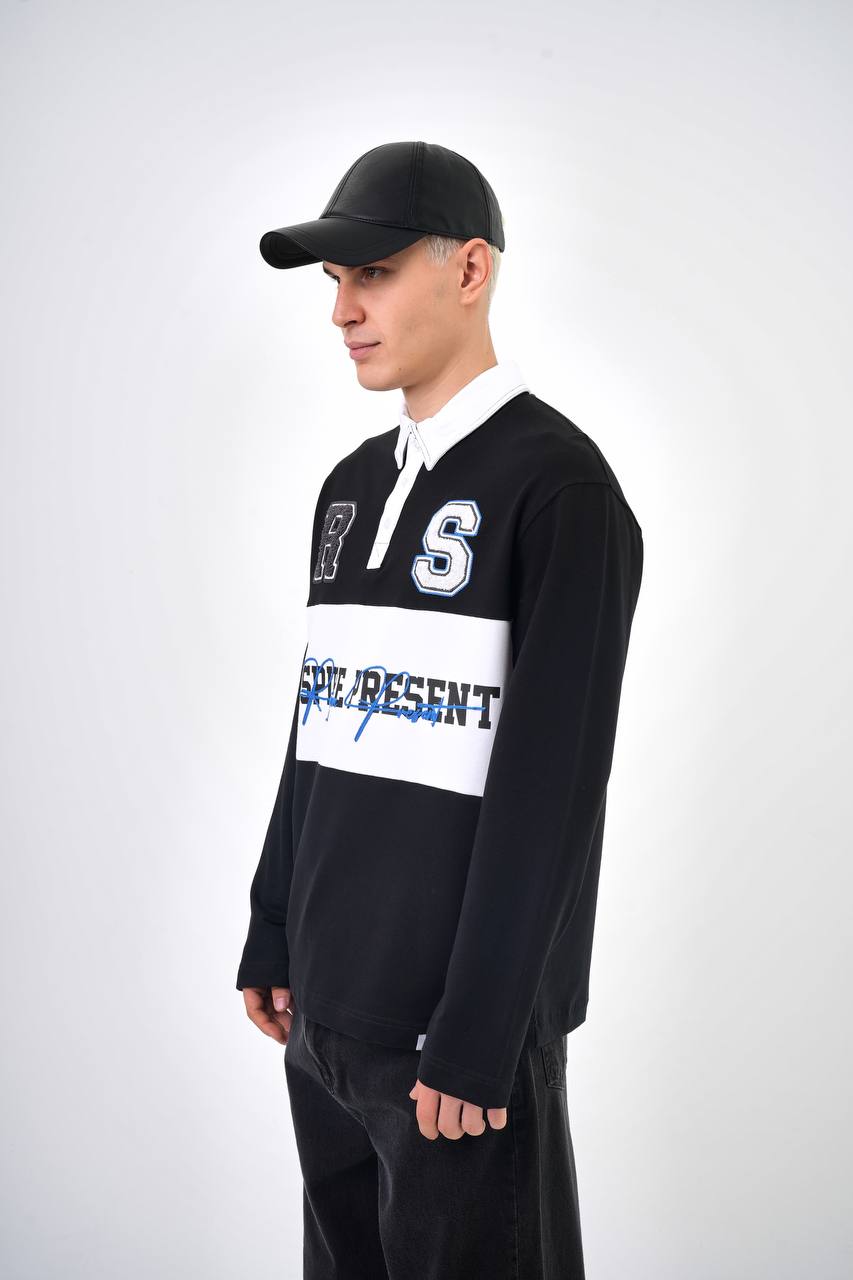 POLO MANCHE BLACK 5003