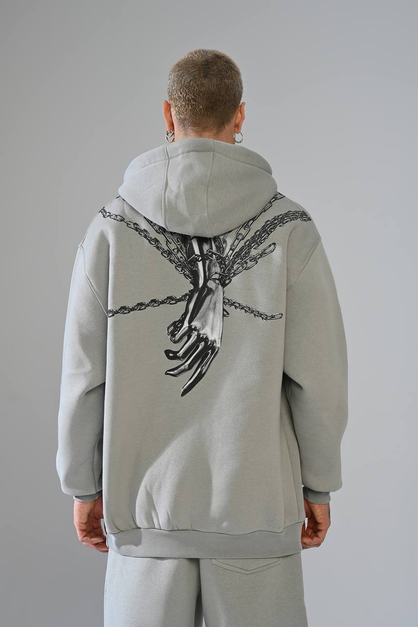 HOODIE OVERSIZE GREY H13