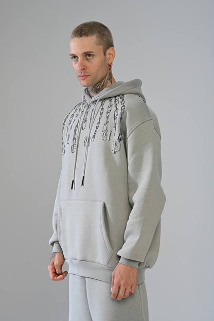 HOODIE OVERSIZE GREY H13