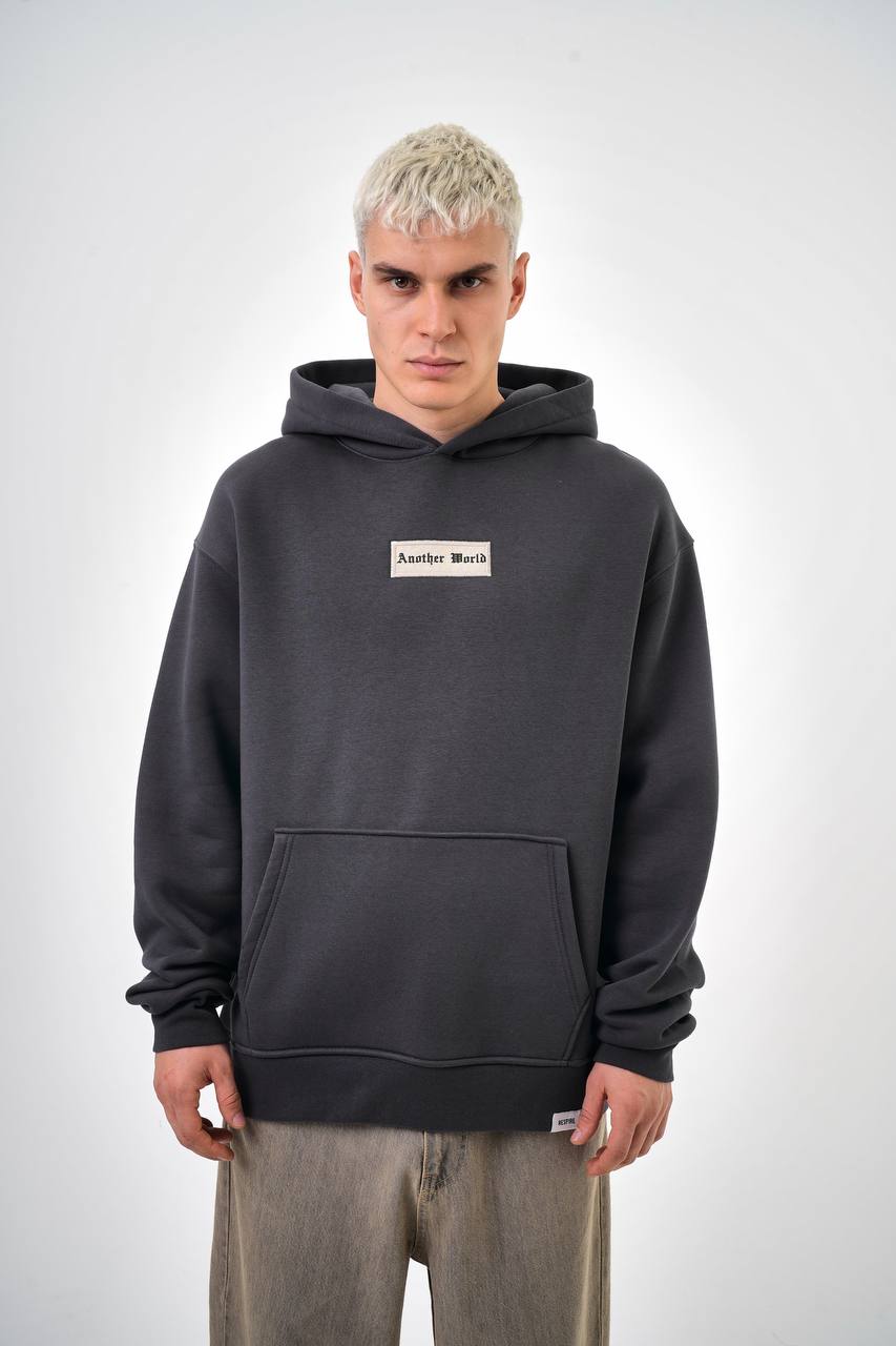 HOODIE OVERSIZE GREY 5011