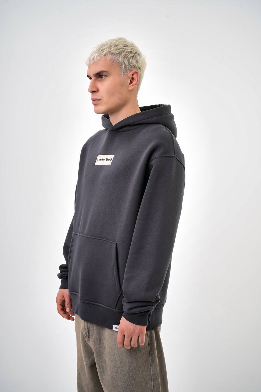 HOODIE OVERSIZE GREY 5011