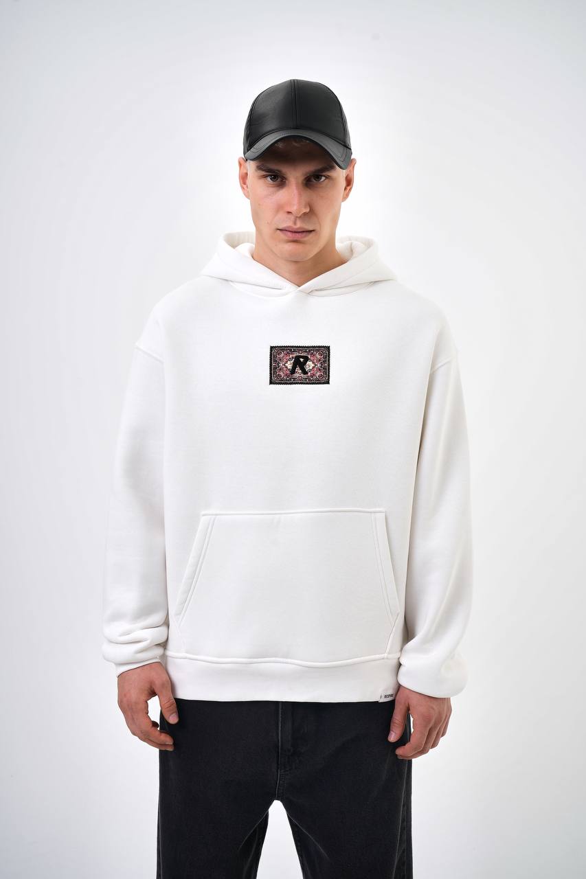 HOODIE OVERSIZE WHITE 5017