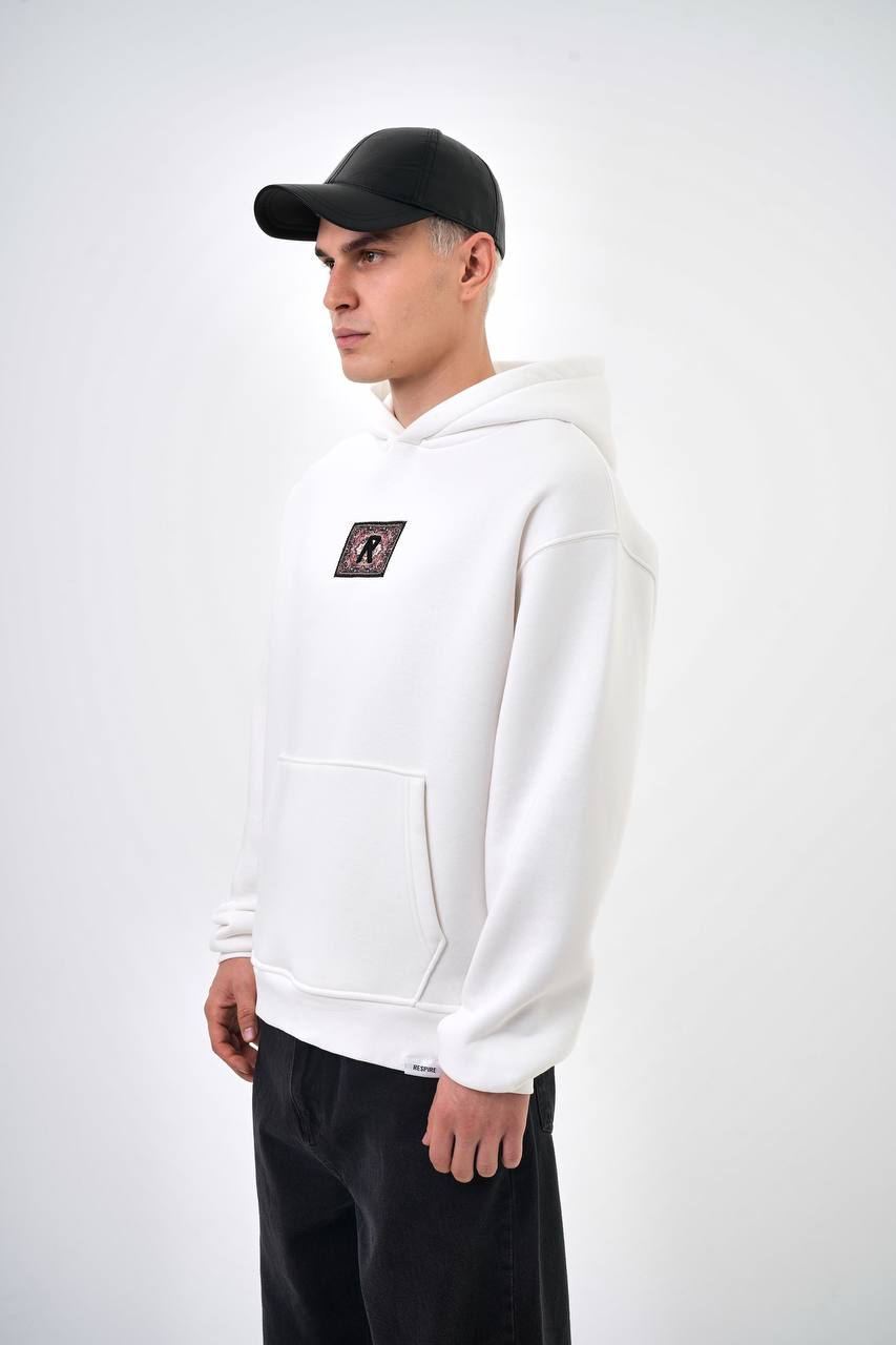 HOODIE OVERSIZE WHITE 5017